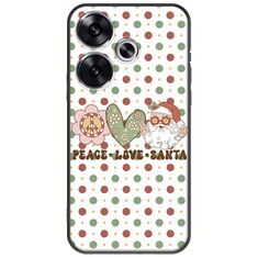 Peace Love Santa Xiaomi Poco F6 5G Black TPU (Μαύρη Σιλικόνη)