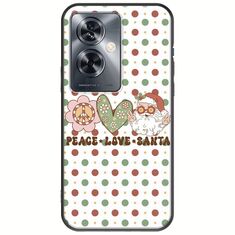 Peace Love Santa OnePlus Nord N30 SE 5G Black TPU (Μαύρη Σιλικόνη)