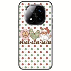 Peace Love Santa Xiaomi Redmi Note 14 Pro+ 5G Black TPU (Μαύρη Σιλικόνη)