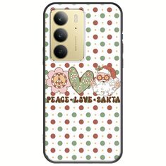 Peace Love Santa Realme C75 4G Black TPU (Μαύρη Σιλικόνη)