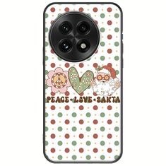 Peace Love Santa OnePlus 13 5G Black TPU (Μαύρη Σιλικόνη)
