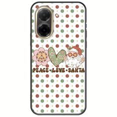Peace Love Santa Xiaomi Redmi A5 4G Black TPU (Μαύρη Σιλικόνη)