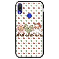 Peace Love Santa Xiaomi Redmi Note 7 Groove TPU (Tempered Glass και TPU)
