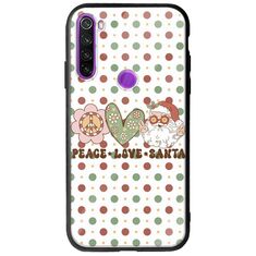 Peace Love Santa Xiaomi Redmi Note 8 Groove TPU (Tempered Glass και TPU)