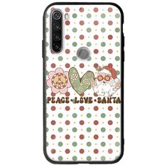 Peace Love Santa Xiaomi Redmi Note 8T Groove TPU (Tempered Glass και TPU)