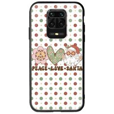 Peace Love Santa Xiaomi Redmi Note 9S / 9 Pro / 9 Pro Max Groove TPU (Tempered Glass και TPU)