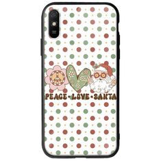 Peace Love Santa Xiaomi Redmi 9A Groove TPU (Tempered Glass και TPU)