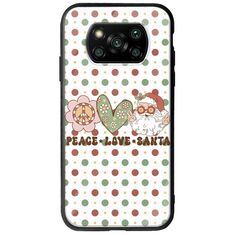 Peace Love Santa Xiaomi Poco X3 NFC / X3 Pro Groove TPU (Tempered Glass και TPU)