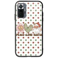 Peace Love Santa Xiaomi Redmi Note 10 Pro / 10 Pro Max Groove TPU (Tempered Glass και TPU)