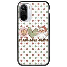 Peace Love Santa Xiaomi Poco F3 Groove TPU (Tempered Glass και TPU)