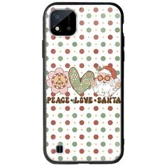 Peace Love Santa Realme C11 2021 Groove TPU (Tempered Glass και TPU)