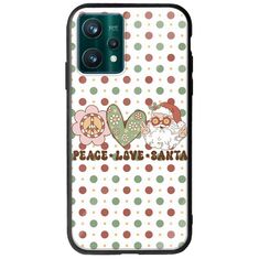 Peace Love Santa Realme 9 Pro Groove TPU (Tempered Glass και TPU)