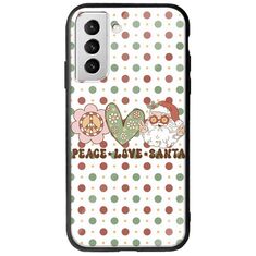 Peace Love Santa Samsung Galaxy S22 Plus Groove TPU (Tempered Glass και TPU)