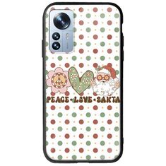 Peace Love Santa Xiaomi 12 Pro Groove TPU (Tempered Glass και TPU)
