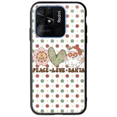 Peace Love Santa Xiaomi Redmi 10C Groove TPU (Tempered Glass και TPU)
