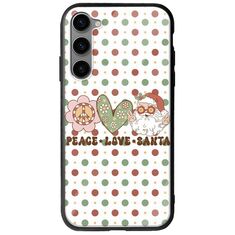 Peace Love Santa Samsung Galaxy S23 Plus 5G Groove TPU (Tempered Glass και TPU)