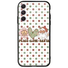 Peace Love Santa Samsung Galaxy A14 5G Groove TPU (Tempered Glass και TPU)