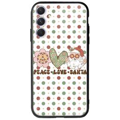 Peace Love Santa Samsung Galaxy A54 5G Groove TPU (Tempered Glass και TPU)