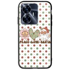Peace Love Santa Realme C55 Groove TPU (Tempered Glass και TPU)