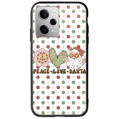Peace Love Santa Xiaomi Redmi Note 12 Pro Plus 5G Groove TPU (Tempered Glass και TPU)