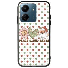 Peace Love Santa Xiaomi Redmi 13C Groove TPU (Tempered Glass και TPU)