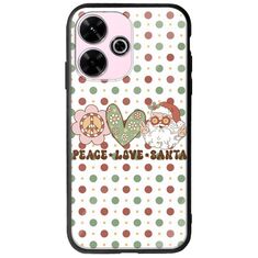 Peace Love Santa Xiaomi Redmi 13 4G Groove TPU (Tempered Glass και TPU)
