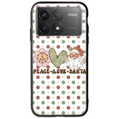 Peace Love Santa Xiaomi Poco F6 Pro 5G Groove TPU (Tempered Glass και TPU)