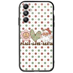 Peace Love Santa Samsung Galaxy A16 4G / 5G Groove TPU (Tempered Glass και TPU)