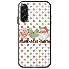 Peace Love Santa Samsung Galaxy A36 5G  Groove TPU (Tempered Glass και TPU)
