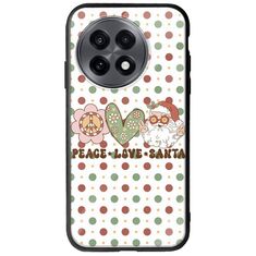 Peace Love Santa OnePlus 13R 5G Groove TPU (Tempered Glass και TPU)