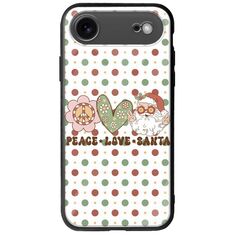 Peace Love Santa iPhone Air Groove TPU (Tempered Glass και TPU)
