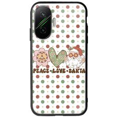 Peace Love Santa Xiaomi Poco F7 5G Groove TPU (Tempered Glass και TPU)