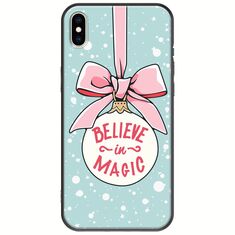 Believe In Magic iPhone X / XS Black TPU (Μαύρη Σιλικόνη)