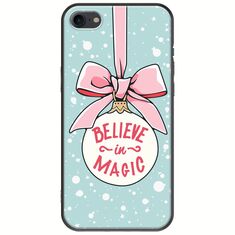 Believe In Magic iPhone 8 Black TPU (Μαύρη Σιλικόνη)