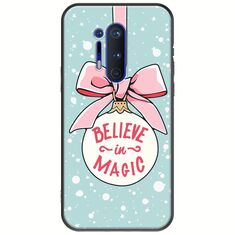 Believe In Magic OnePlus 8 Pro Black TPU (Μαύρη Σιλικόνη)