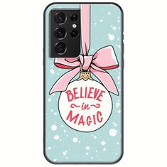 Believe In Magic Samsung Galaxy S21 Ultra Black TPU (Μαύρη Σιλικόνη)
