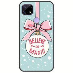 Believe In Magic Realme C21 Black TPU (Μαύρη Σιλικόνη)