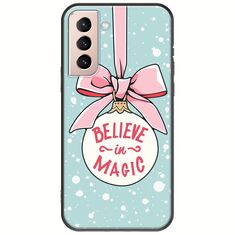 Believe In Magic Samsung Galaxy S21 FE 5G Black TPU (Μαύρη Σιλικόνη)