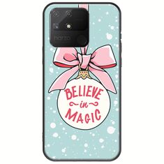 Believe In Magic Realme Narzo 50A Black TPU (Μαύρη Σιλικόνη)