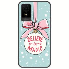 Believe In Magic TCL 501 Black TPU (Μαύρη Σιλικόνη)