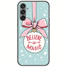 Believe In Magic Samsung Galaxy M55 5G Black TPU (Μαύρη Σιλικόνη)