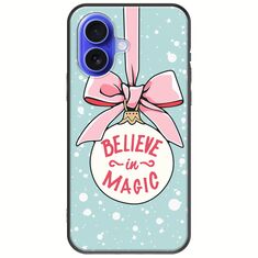 Believe In Magic iPhone 16 Black TPU (Μαύρη Σιλικόνη)