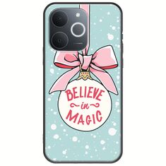 Believe In Magic Realme Note 70T Black TPU (Μαύρη Σιλικόνη)