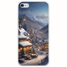 Cozy Christmas Village iPhone 6/6s Flexible TPU (Διάφανη Σιλικόνη)
