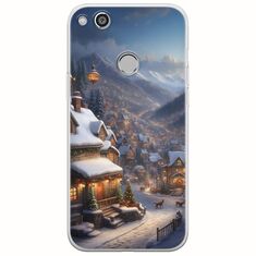 Cozy Christmas Village Huawei P9 Lite 2017 / P8 Lite 2017 Flexible TPU (Διάφανη Σιλικόνη)