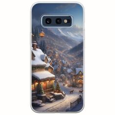 Cozy Christmas Village Samsung Galaxy S10e Flexible TPU (Διάφανη Σιλικόνη)