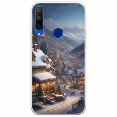 Cozy Christmas Village Huawei Honor 20 Lite Flexible TPU (Διάφανη Σιλικόνη)