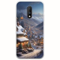 Cozy Christmas Village OnePlus 7 Flexible TPU (Διάφανη Σιλικόνη)