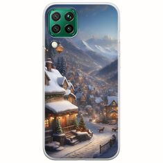Cozy Christmas Village Huawei P40 Lite Flexible TPU (Διάφανη Σιλικόνη)