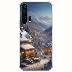 Cozy Christmas Village Huawei Honor 20 Pro Flexible TPU (Διάφανη Σιλικόνη)